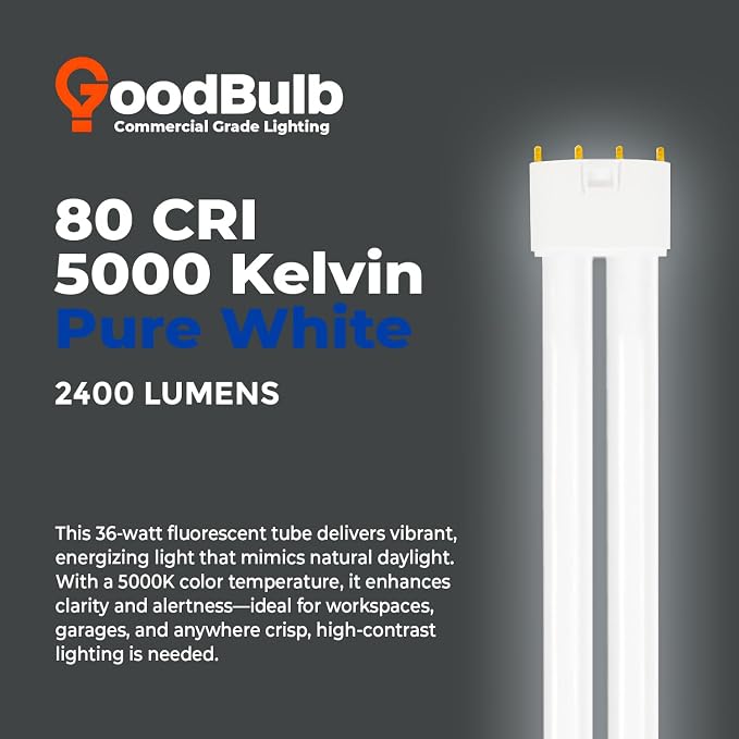GoodBulb PLL36/850 36W 16.5" Twin Tube Compact Fluorescent Light Bulb 4-pin - Image 5