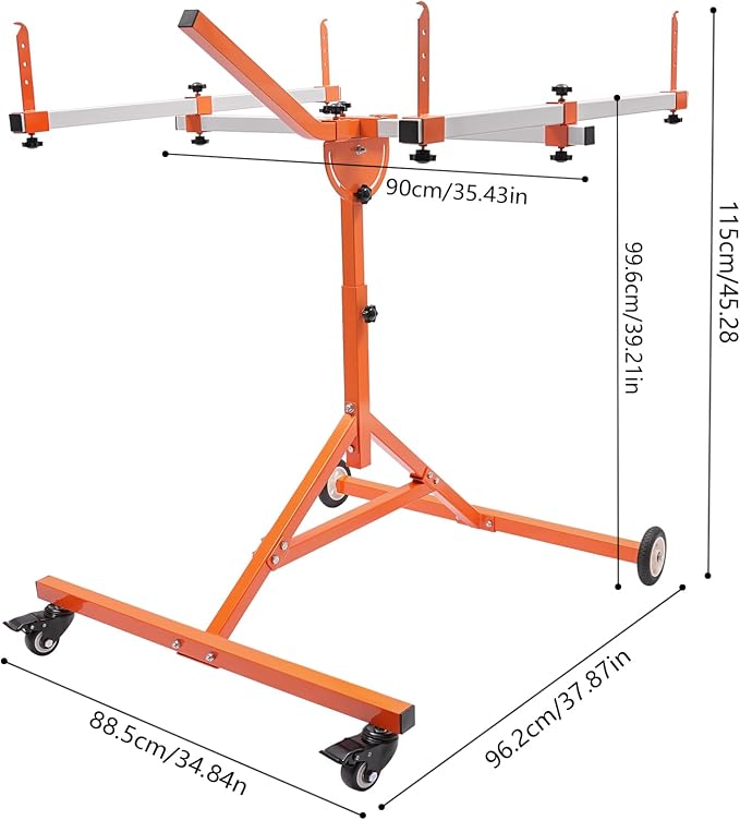 Automotive Rotating Painting Stand Multifunction Freestanding Paint Holder - Image 2