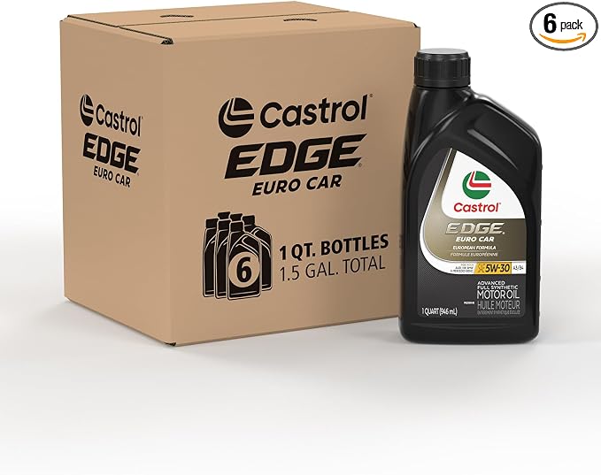 Castrol EDGE Euro 5W-30 A3/B4 European Advanced Full Synthetic Motor Oil by Castrol