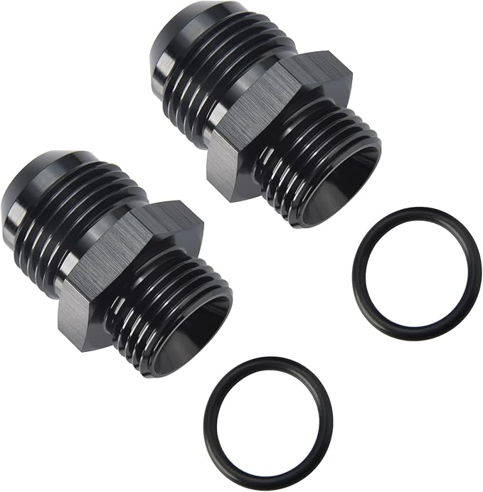 10AN Male Flare to 6AN ORB O-ring Boss Fuel Pump Rail Adapter Fitting Aluminum - Image 4