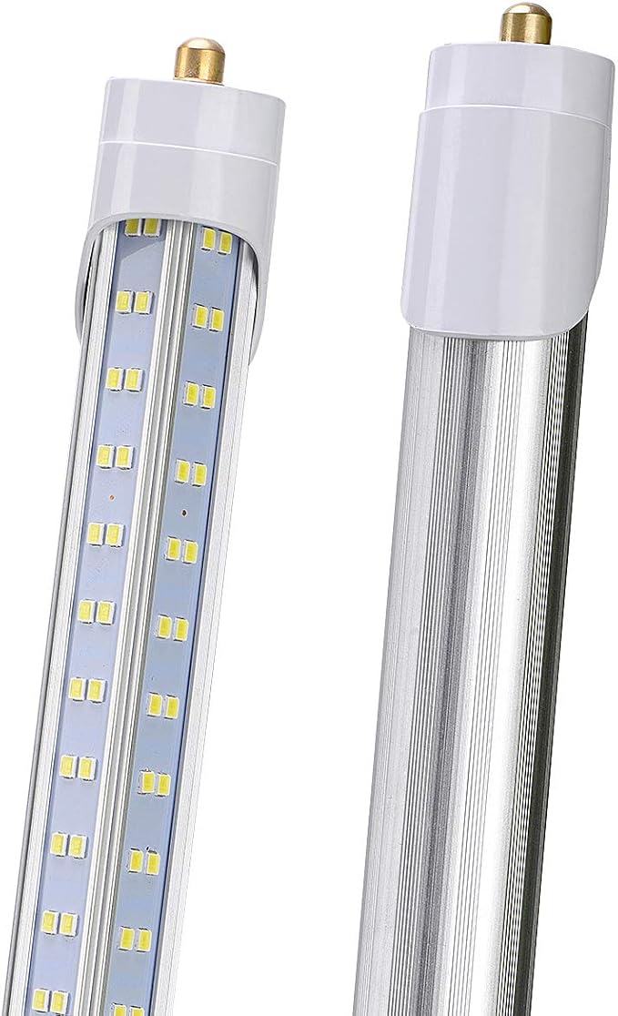 (Pack of 10 8 Foot LED Bulbs, 150W 18800lm 6000K, Super Bright, T8 T10 T12 LED - Image 3