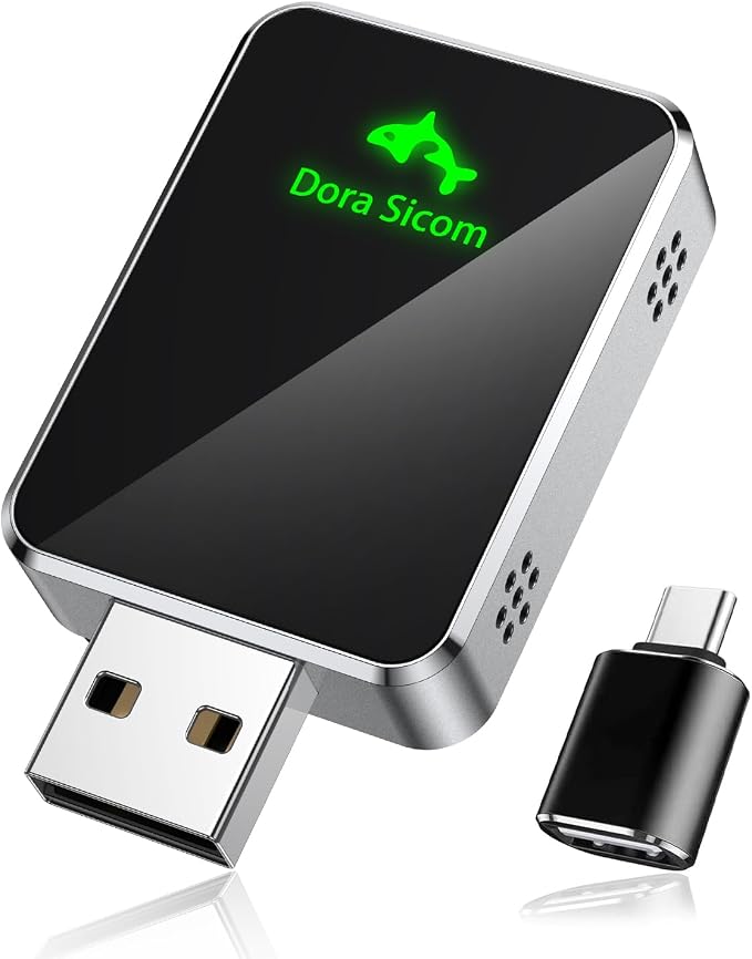 Wireless CarPlay Adapter for iPhone, Convert Wired to Wireless Apple car play by Dora+Sicom