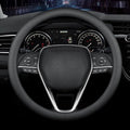 LKWLIKEI Nappa Premium Leather car Steering Wheel Cover, Breathable, Universal by LKWLIKEI