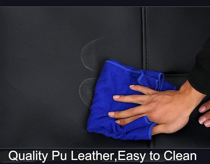Seat Covers Full Set, Waterproof Leather Seat Covers - Image 7