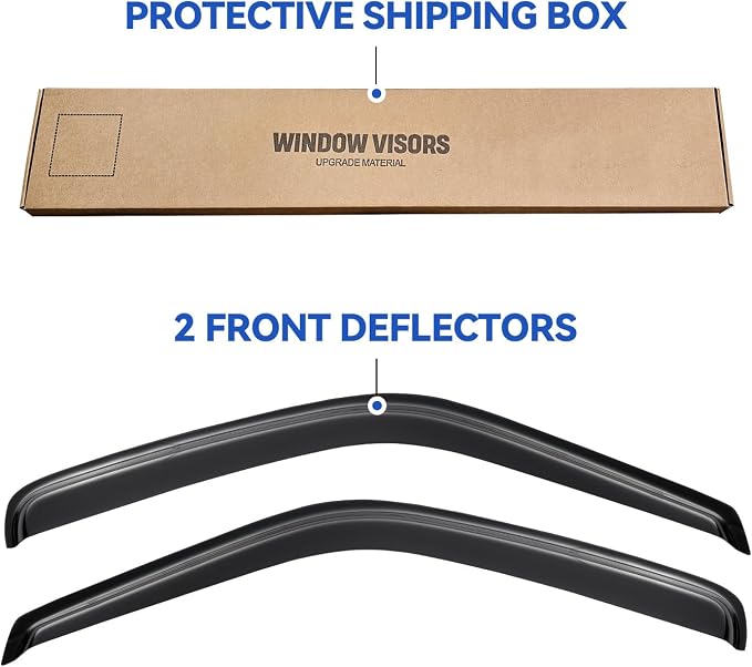 Window Visors Rain Guards Shield - Image 5