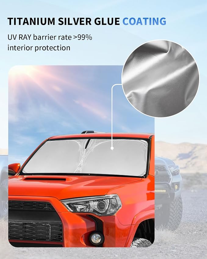for Toyota 4Runner Windshield Sun Shade Sunshade - Image 3