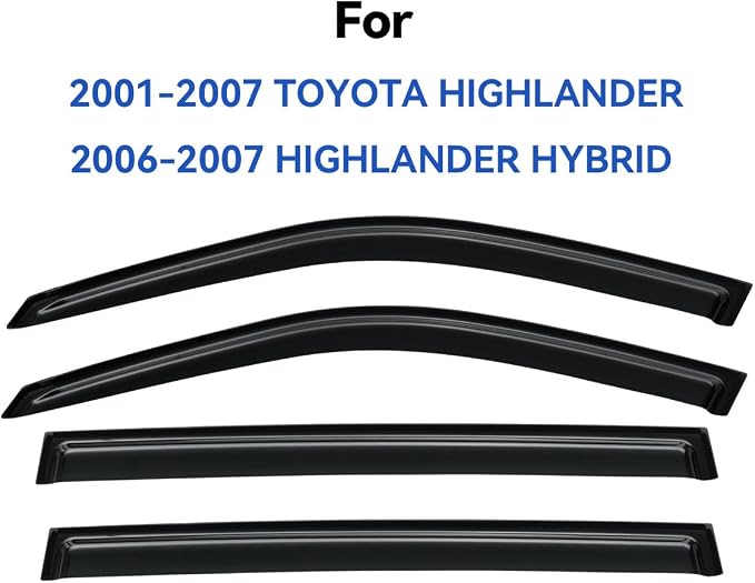 Window Visors Rain Guards Shield - Image 2