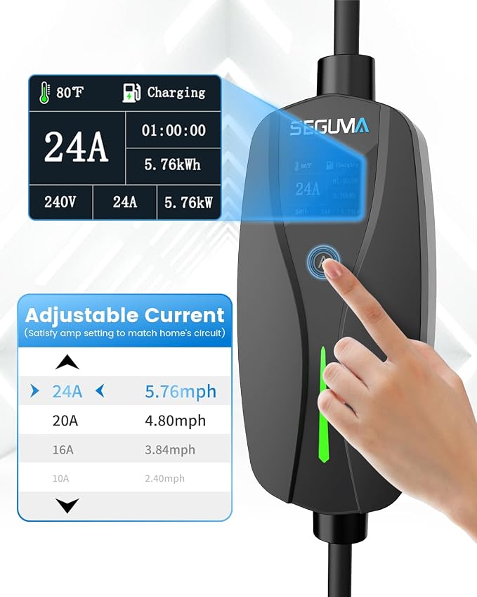 Level 2 Tesla Charger-24Amp 240V, NEMA 14-30 Plug, 25FT Extension Cable - Image 4