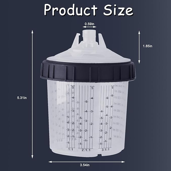 Disposable Paint Sprayer Mixing Cup - Image 5