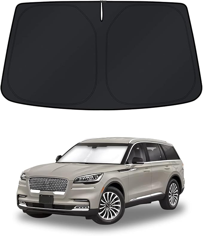 KUST Windshield Sun Shade for Lincoln Aviator Accessories 2020-2025 2026 Window by KUST