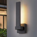 Modern Outdoor Wall Lights 15.5" LED Exterior Lighting Fixtures Patio Wall by Zicbol