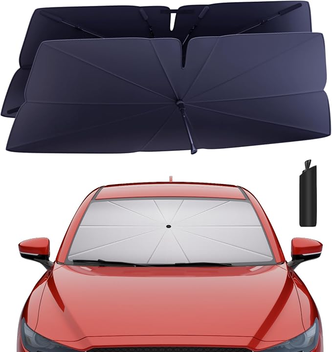 Windshield Sun Shade Umbrella: for Mazda CX-5-2017-2025 by HIMUMOY