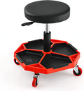 IRONMAX Rolling Mechanic Stool, Adjustable Shop Stool Creeper Seat by IRONMAX