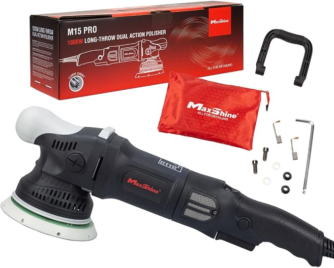 Maxshine M15 Pro Dual Action Polisher | 15mm Throw, Ergonomic Grip, Low by Maxshine