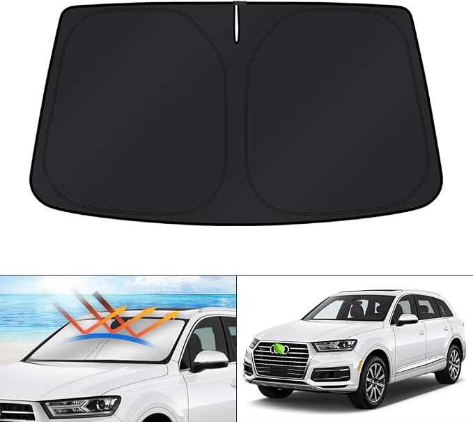 KUST Windshield Sun Shade for Audi Q7 SUV Accessories 2016-2026 Sunshade Sun by KUST
