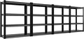 Raybee 40" W Garage Shelving 2000 LBS Storage Shelves 4 Tier Heavy Duty by Raybee