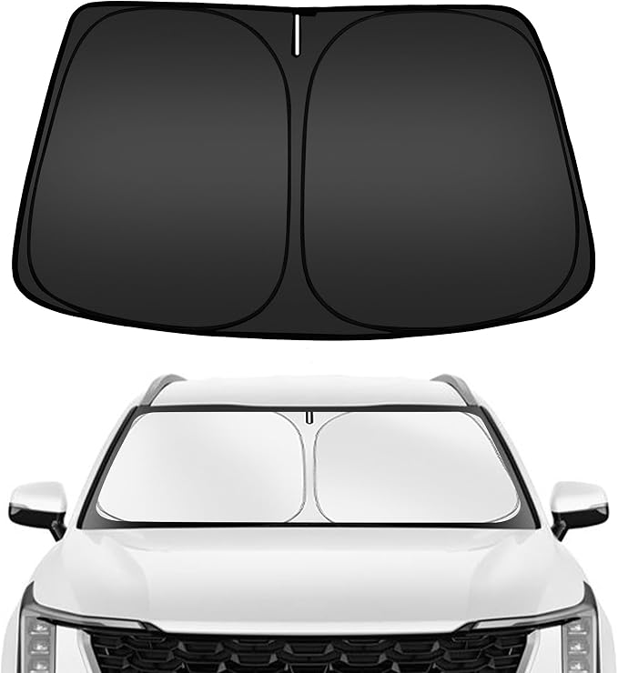 ARISMOTOR Windshield Sun Shade for Kia Sorento 2021-2025 2026, Custom Fit by ARISMOTOR