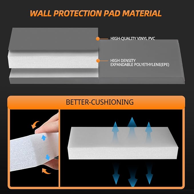 PROGOAL 2"/4" Thick Foam Protection Wall Pad，Gym Basketball-Court - Image 4
