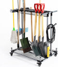 Mobile garden tool organizer metal Garage Storage Holder storage large long by QTJH