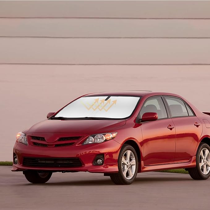 Sun Shade for Toyota Corolla Windshield Sunshades Cover Custom Fit 2009-2013 by SLOGENTO