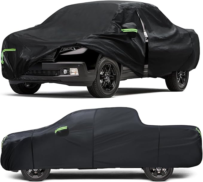Car Cover Custom Fit for Honda Ridgeline 2006-2024, 6 Layers Truck Cover by Qualencey