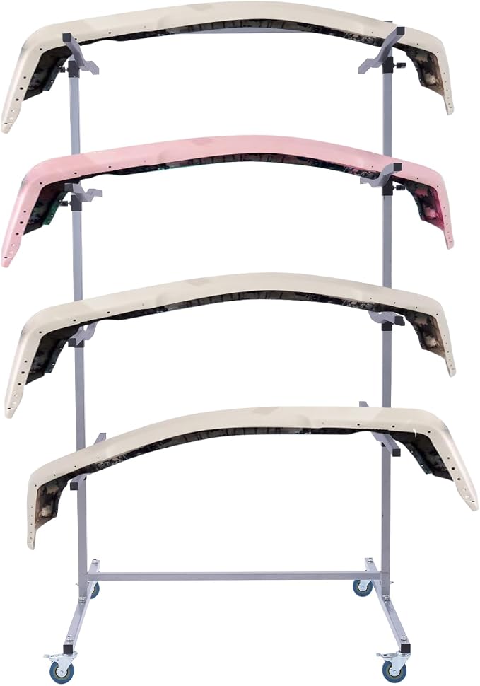 Mobile Bumper Storage Rack, Double-Sided Bumper Stand - Image 8