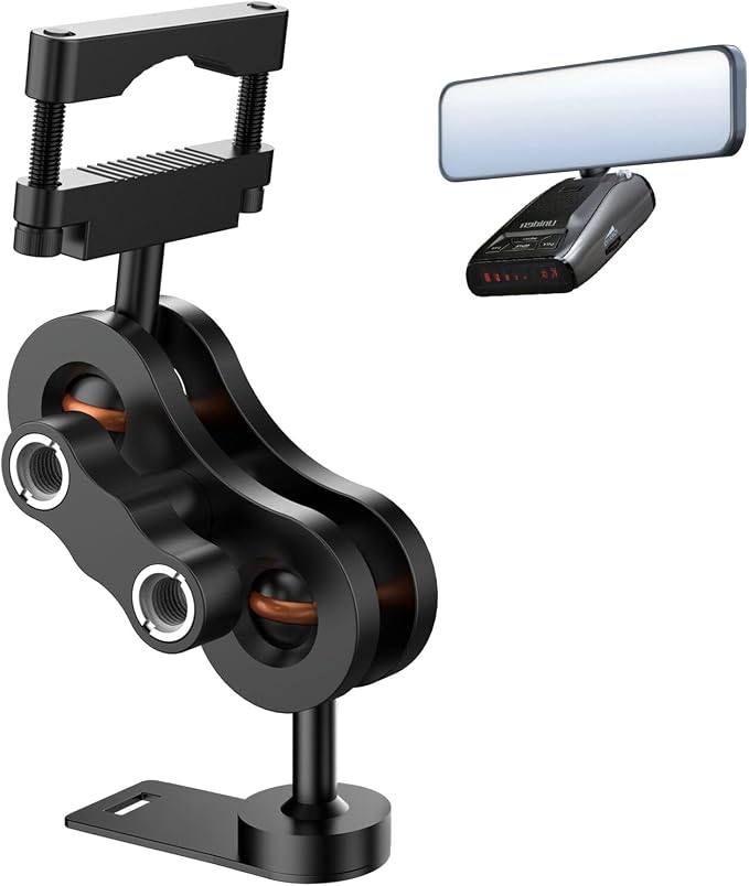 Radar Detector Mount Rearview Mirror Bracket, Car Truck Mirror Radar Mount by xsaaczm