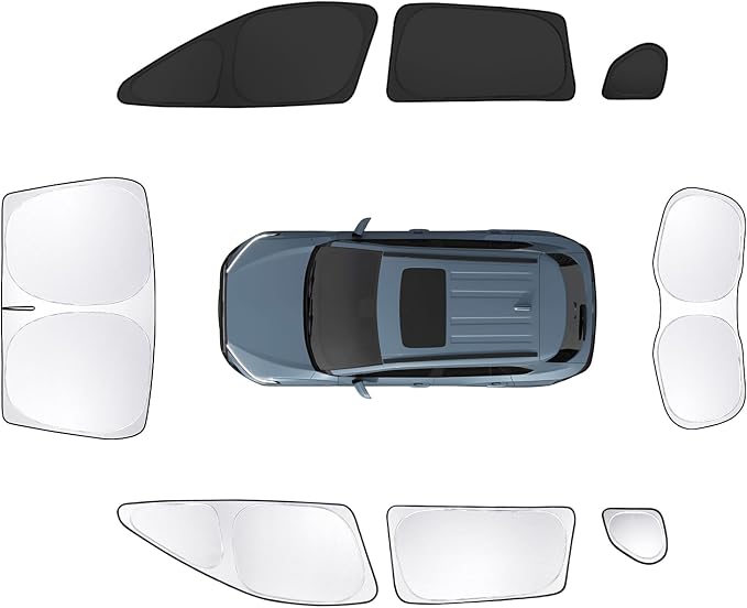 8pcs Car Window Shades for Toyota Corolla Cross2022-Present-Not Corolla by Unknown
