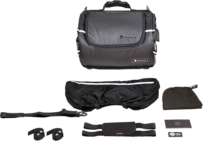 TUBE motorcycle travel luggage, made of waterproof Italian leather, 6.6 gallons by DEEMEED
