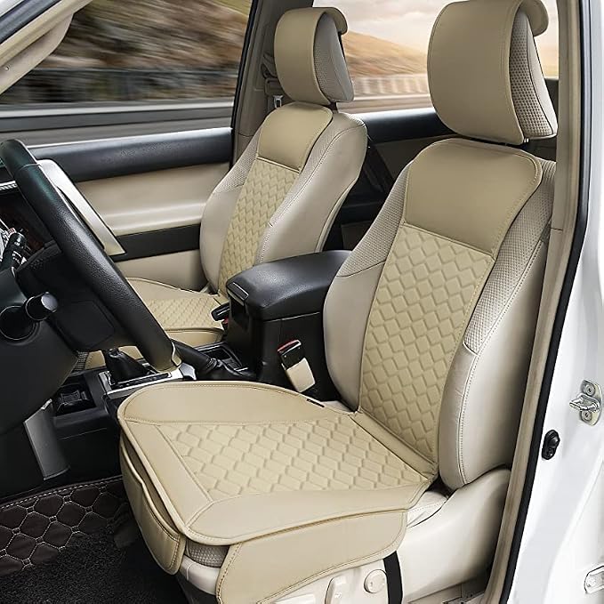 Elantrip Auto Car Seat Covers Leather Car Seat Protector - Image 7