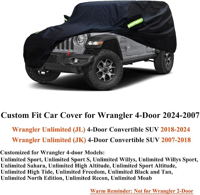 Waterproof All Weather Car Cover Compatible - Image 2