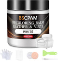 White Leather Recoloring Balm, Leather Couch Scratch/Stain Remover, Leather by BSCPAM