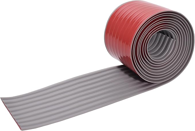 RUBBER BOND Garage Wall Protectors - 4in x 10ft Strong Self-Adhesive Rubber by RUBBER+BOND