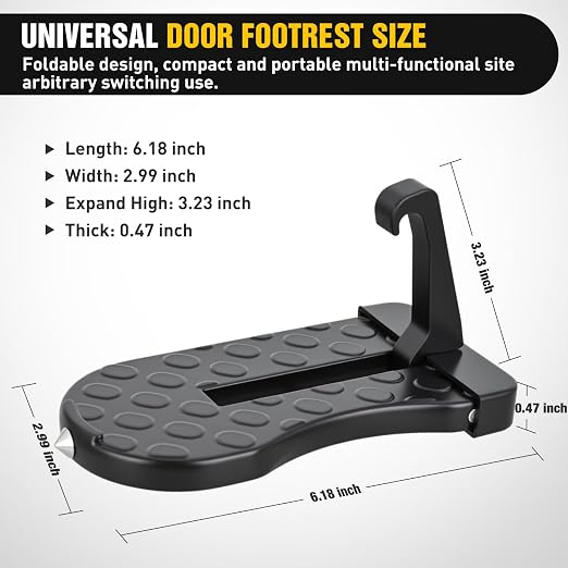 Nilight Car Door Step for Roof Access Universal Car Step Hook for Roof SUV - Image 6