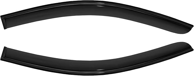 2pc 3D Sun Rain Guard Window Visor Wind Deflector Compatible - Image 2