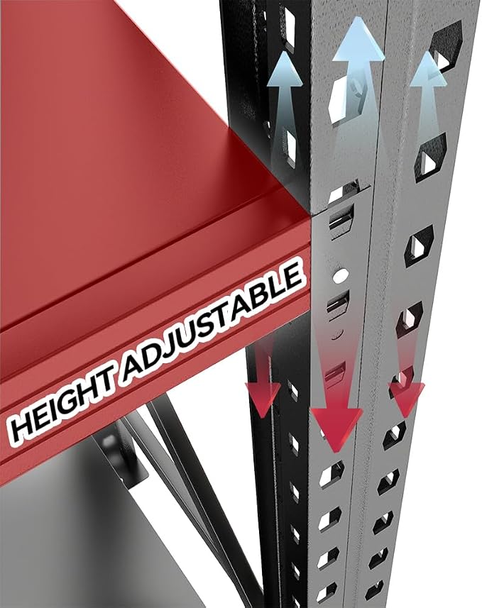 Heavy Duty 5-Tier Metal Shelving Unit - Image 6