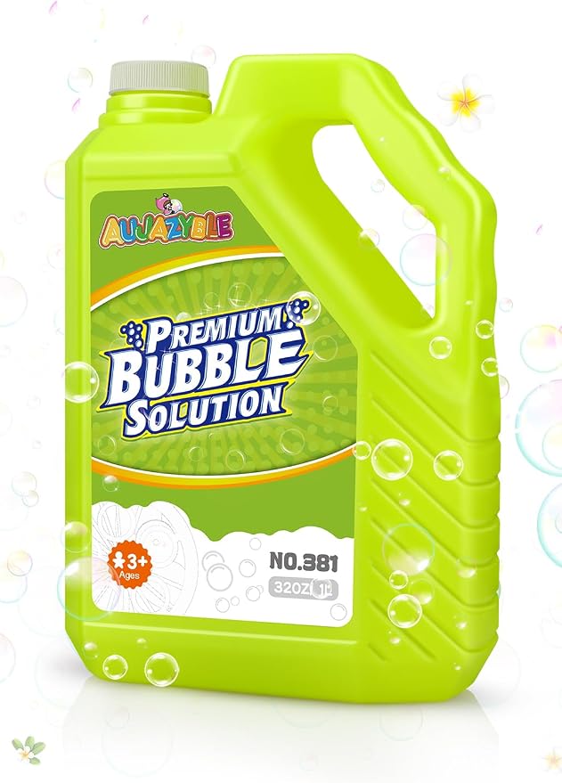 Bubble Solution Refills 32OZ | Giant Bubbles Refill Solution | Bubbles Bulk by Aujazyble