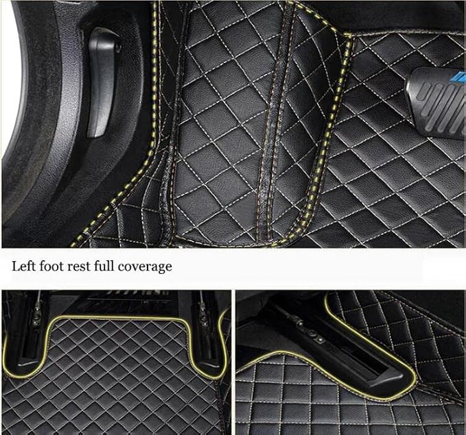 Custom All-Weather Protection Leather Car Floor Mats - Image 6