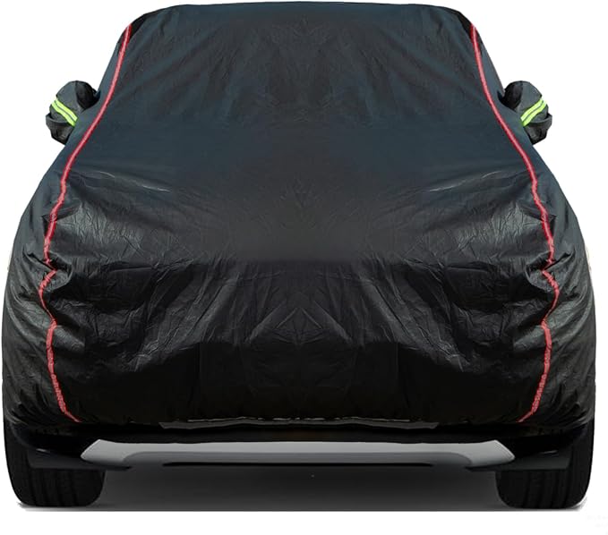 Breathable New Material, Waterproof Car Cover, Locks and Zipper Doors, by QUYDDC