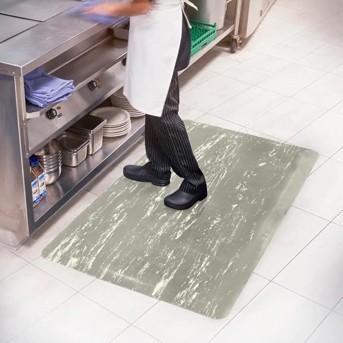Consolidated Plastics Anti-Fatigue Marble Floor Mat, Commercial Grade Standing - Image 2