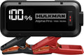 Hulkman Alpha Pro Solid Black, 1750A 59.2Wh Car Jump Starter Portable, by Hulkman