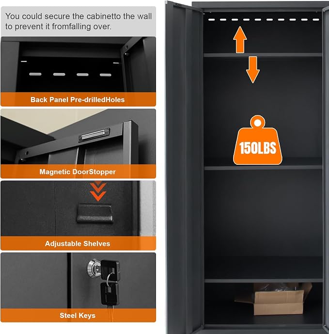 Garage Storage Cabinet System 9-Pcs Workshop Set Garage Cabinets and Storage - Image 5