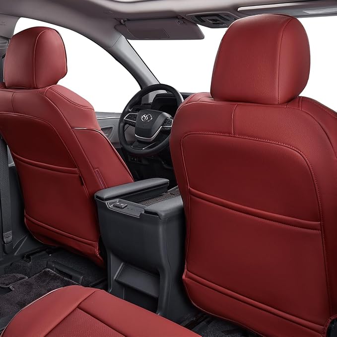 EKR Sienna Seat Covers for 2011-2020 Toyota Sienna LE, XLE Premium 2nd Row - Image 3