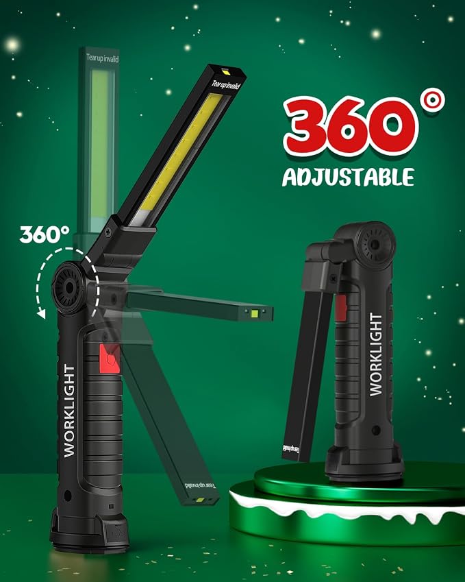 Coquimbo Tool Gifts for Men Him, Rechargeable LED Work Lights Grill Light - Image 9