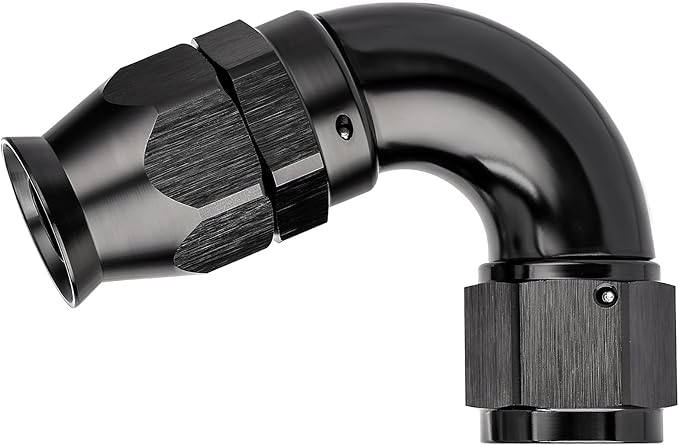 EVIL ENERGY 8AN 120 Degree PTFE One Piece Full Flow End Hose Fitting Aluminum by EVILENERGY
