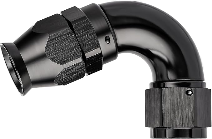 EVIL ENERGY 6AN 120 Degree PTFE One Piece Full Flow End Hose Fitting Aluminum by EVILENERGY