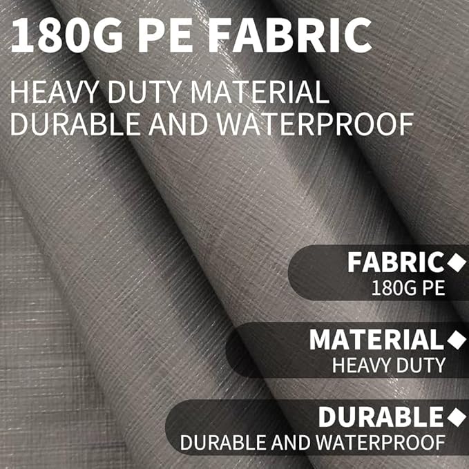 Rutile 10 x 20 FT Carport Replacement Cover - Image 4