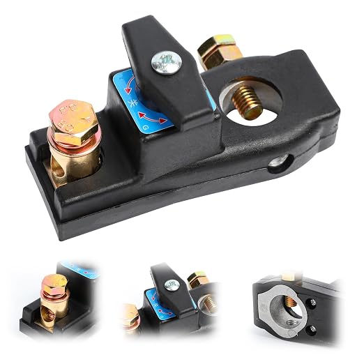 Battery Disconnect Switch, Heavy Duty Battery Shut Off Switch, High Current by SQZRAN