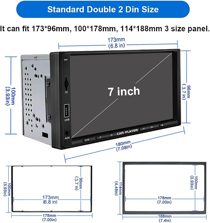 7 Inch Double Din Car Stereo - Image 8