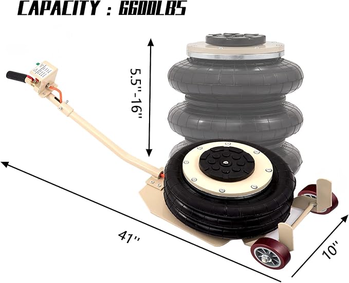 CXRCY 3 Ton Air Jack for Cars & Trucks - Image 2
